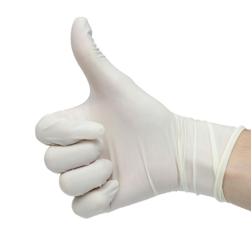 Manufacturers Cheap 100PCS/Box Nitrile Gloves Powder Free White Hand Synthetic Rubber Natural Latex Gloves