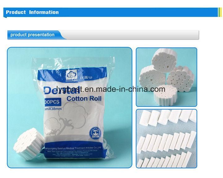 Disposable Absorbent Medical Disposables Supply Products Dental Cotton Roll