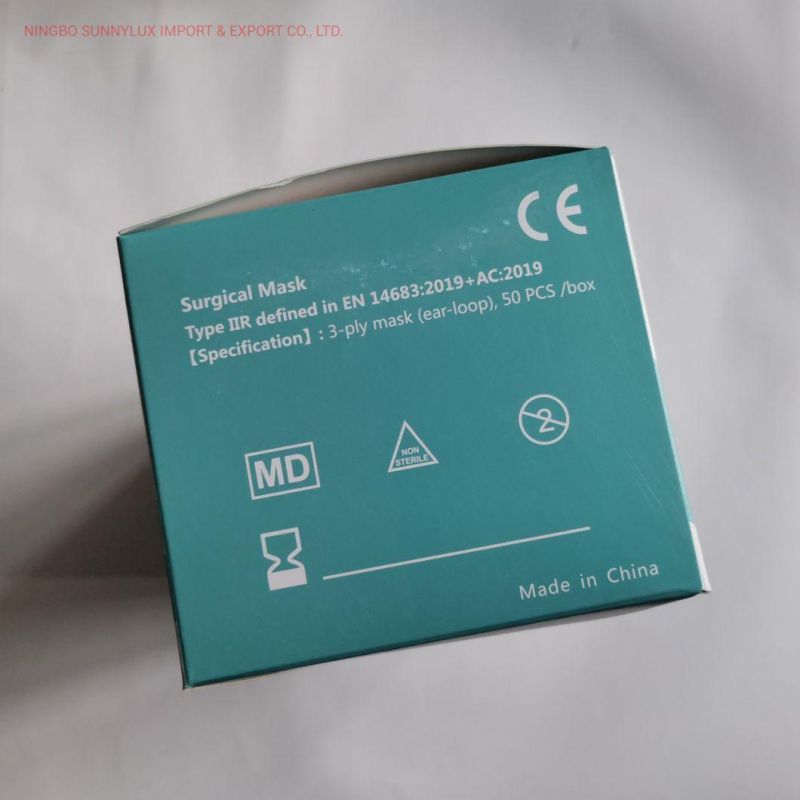 Medical Mask Blue 3ply High Quality Wholesale Disposable Face Mask