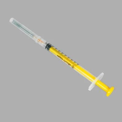 Wholesale Disposable Manual-Retractable Safety Syringe with CE/FDA Certificate