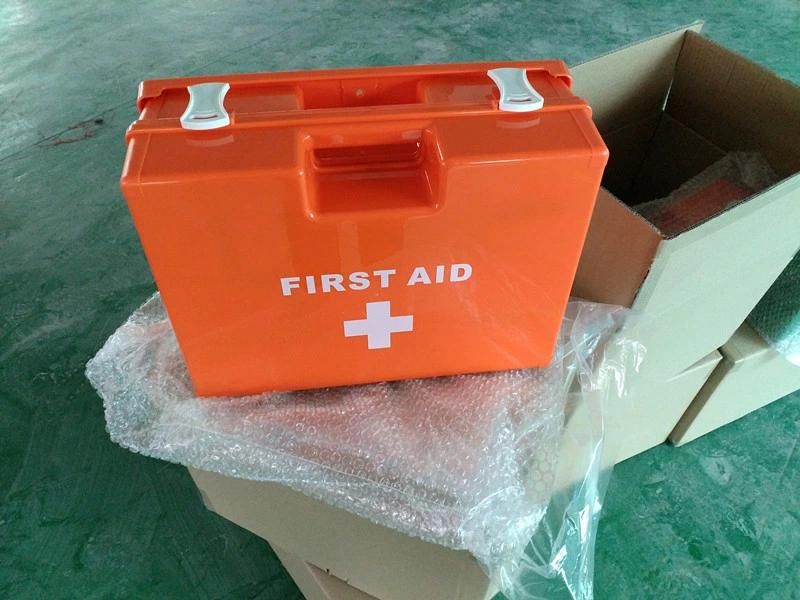 Saferlife Medical Plastic Empty Small Green First Aid Box 10 Person Kit First Aid Kit