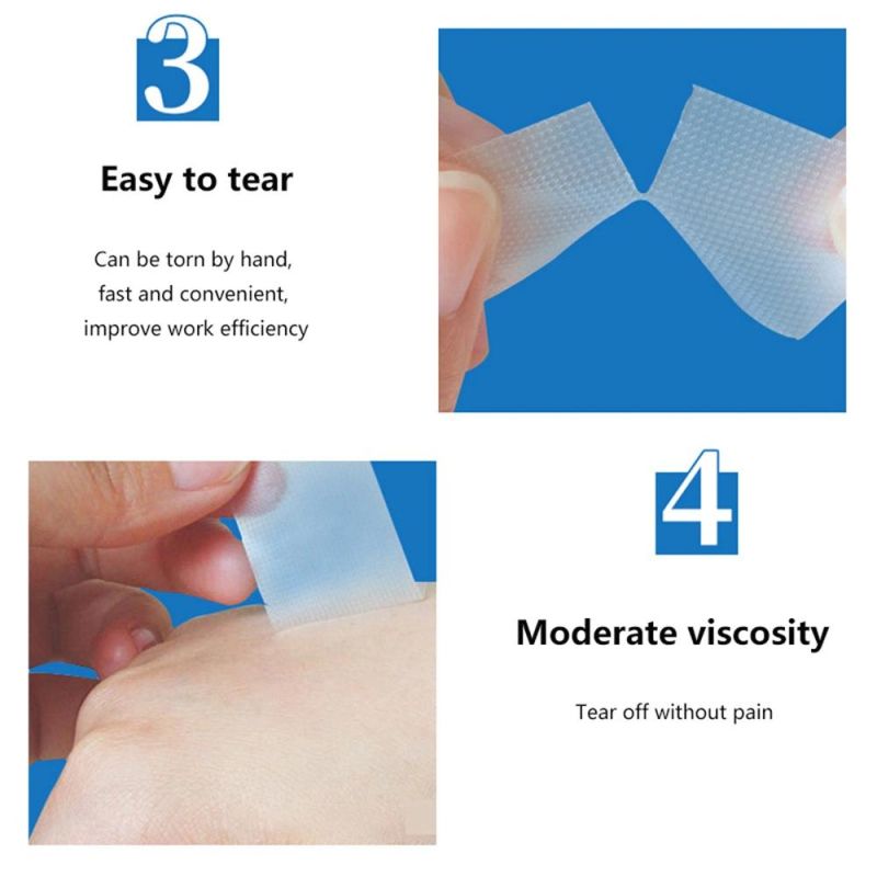 Breathable and Waterproof Perforated Plastic PE Semi-Transparent Medicaltape