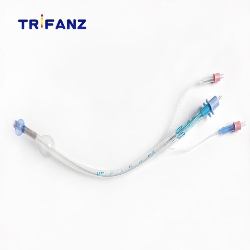 Silicone Disposable Cuffed Double Lumen Endobronchial Tube Right