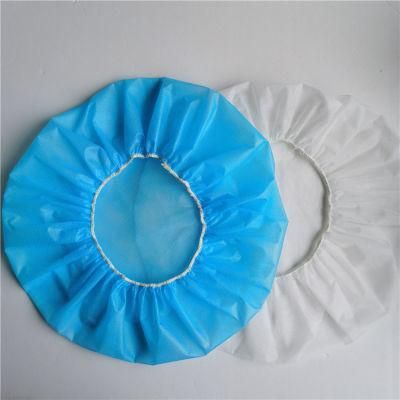 Disposable PP Non Woven Clip Cap Bouffant Head Cover