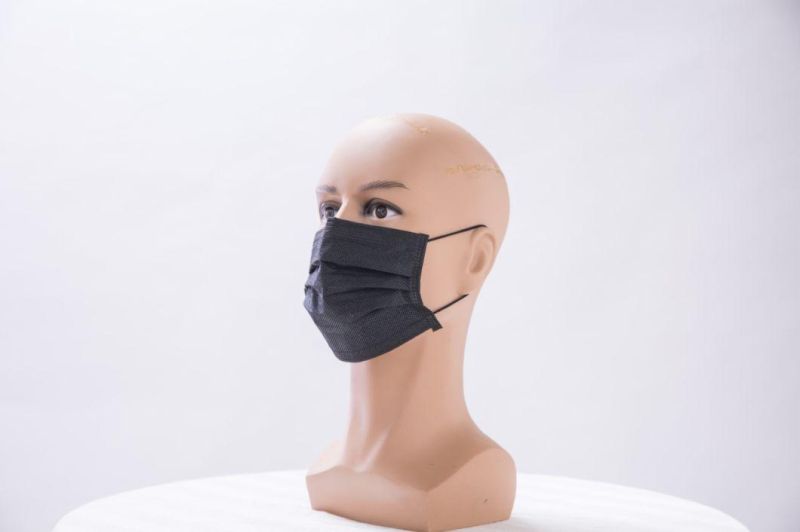 Nonwoven Facial Earloop Three Layers Protective Active Carbon Paper Al Respirator 3 Ply Disposable Face Mask Manufacturer