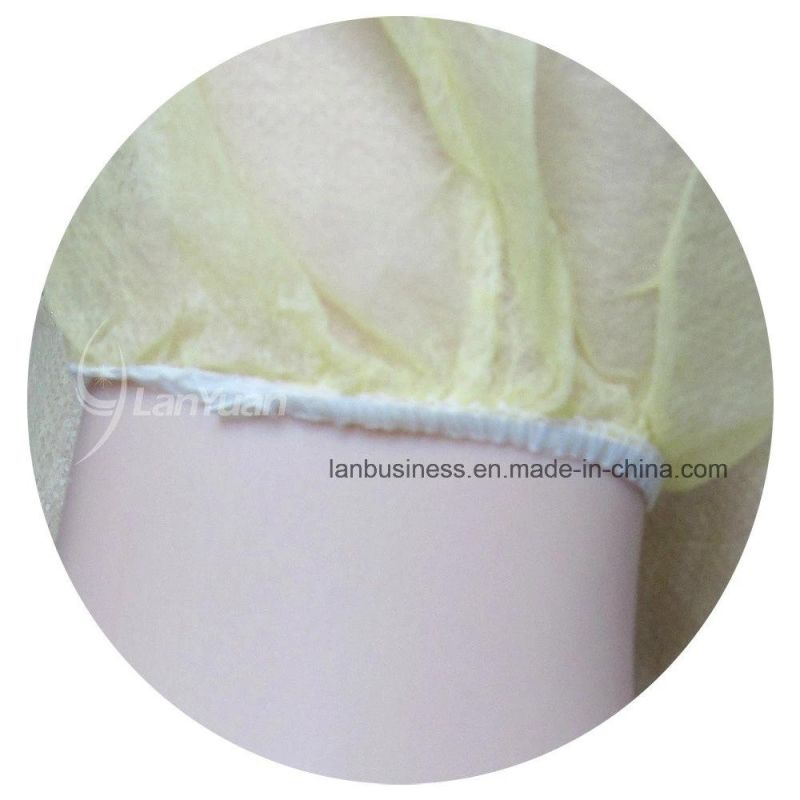 Ly Nonwoven Disposable Surgical Gown with Elastic Cuffs