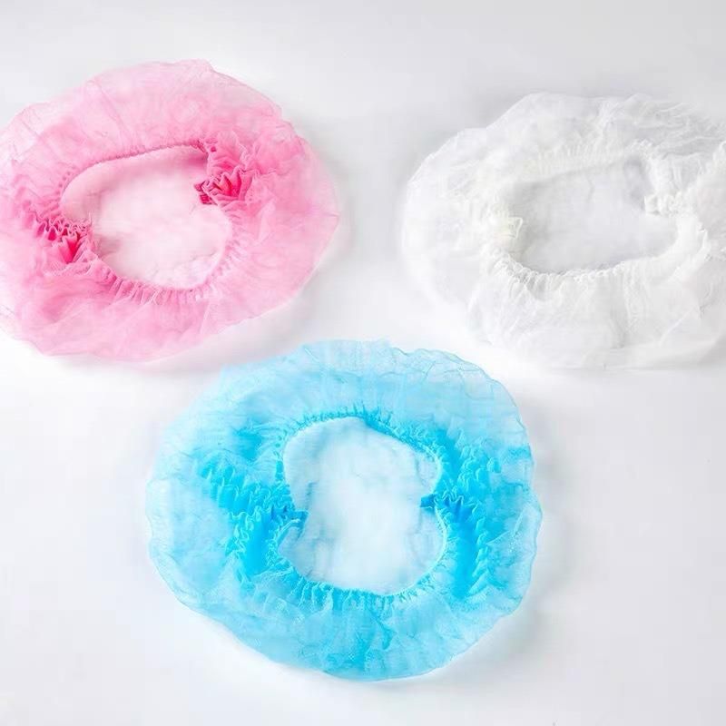 Disposable Nonwoven Medical Use Hairnets Cap Clip Cap Bouffant Cap