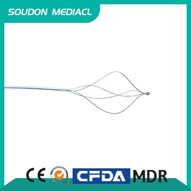 Stone Extraction Basket Medical Device Used for Endoscopic Removal of Biliary Stone and Foreign Body with CE Cfda Manfactuer