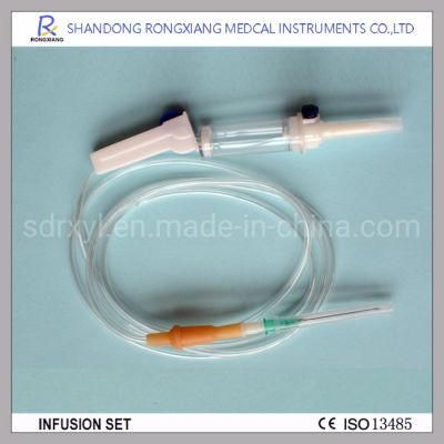 High Quality Medical Security Disposable Infusion Set with Injection Port