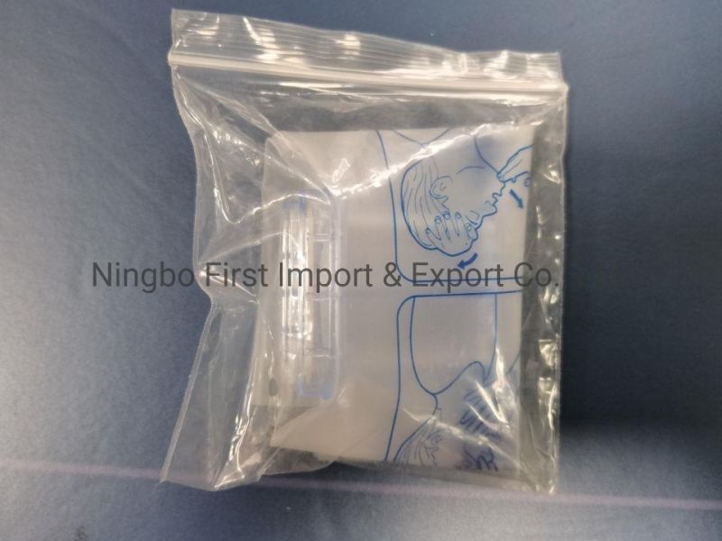 Medical Equipment Disposable Face PVC One-Way Valve CPR Mask