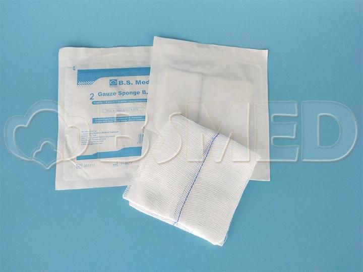 100% Cotton Sterile Gauze Swabs Pad (Manufacturer with CE. ISO certificated)