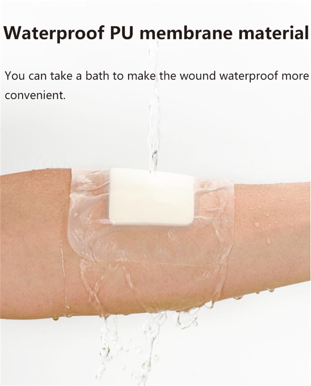 Plaster with Adhesive Hydrocolloid Dressing for Burn Wounds