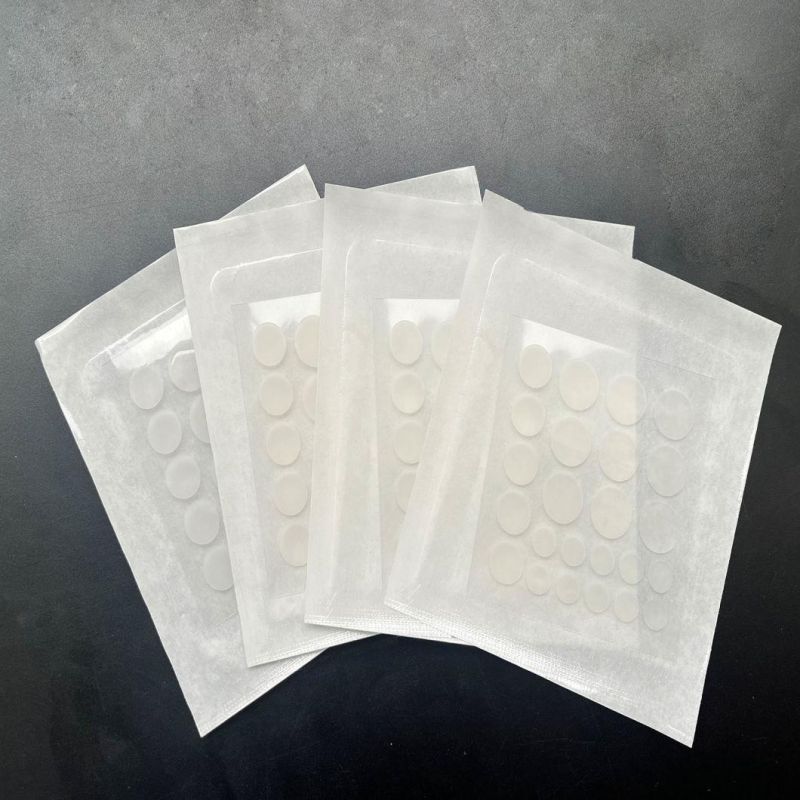 Hb 24-Tablet Red and White Bag Acne Patch - Absorption Concentrate Pack, Hydrocolloid, Invisibility, Comprehensive Skin Treatment, Facial Repair