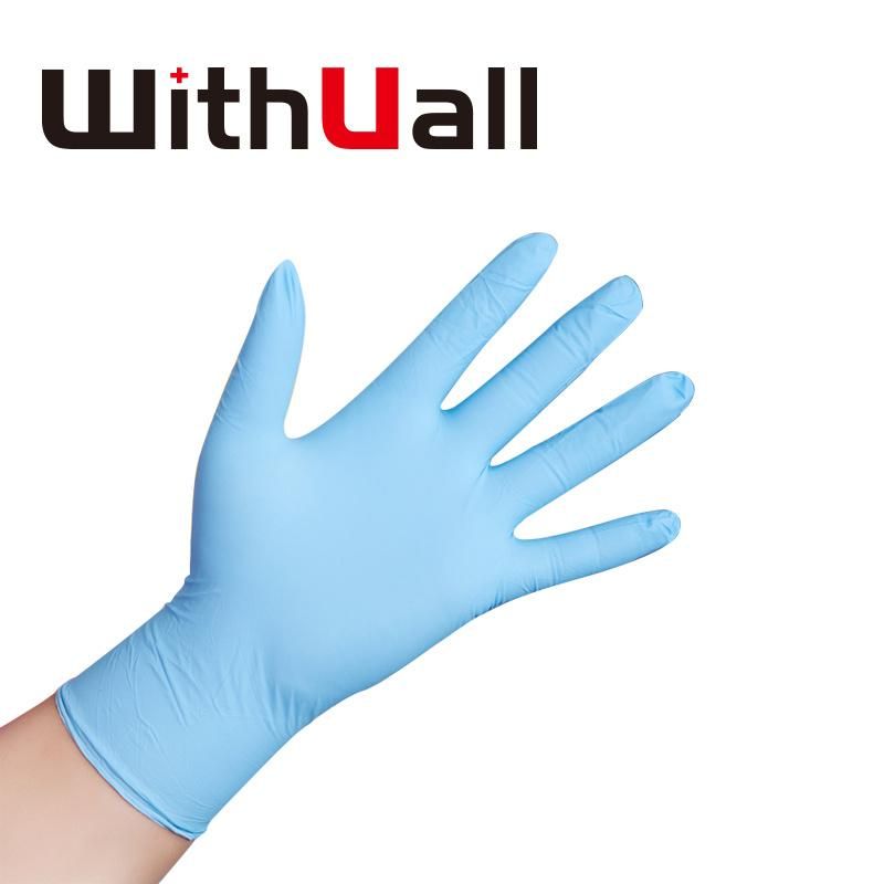 Disposable Synthetic Nitrile Gloves Powder Free for Food Gradeen ISO 374/455 FDA 510K ASTM D5250