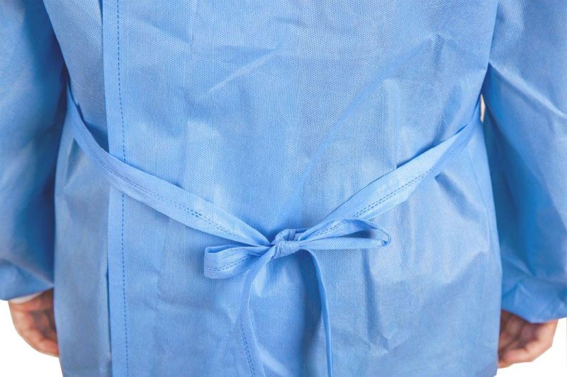 SMS Non Woven Fabric Disposable Overalls Medical Gown Manufacturer