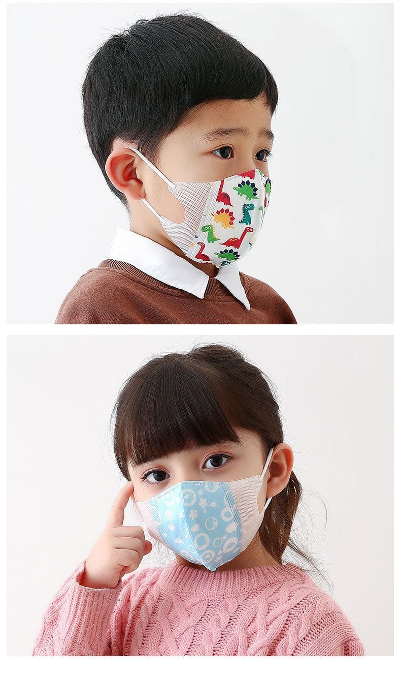 Kids Disposable Mask Face Mask Child Mouth Mask Anti Exhaust Dust Sun Block Colorful Graphic Nonwoven Mask