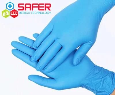 Malaysia Blue Disposable Nitrile Glove