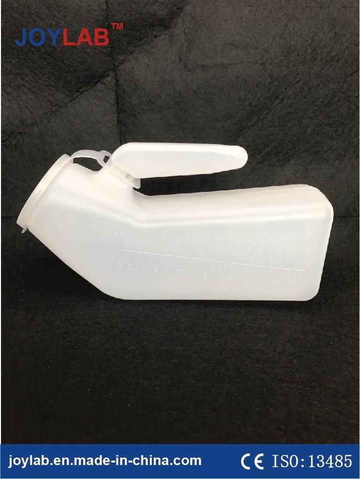 Mouth Smooth Graduation Exact White PP Medical Adult Hand Urinal