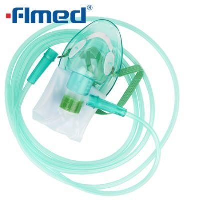 Portable High Concentration Non-Rebreather Oxygen Mask with Reservoir Bag