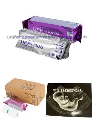 2022 New Medical Ultrasound Thermal Paper Roll Upp-110hg Type V High Glossy for Sony Video Printer