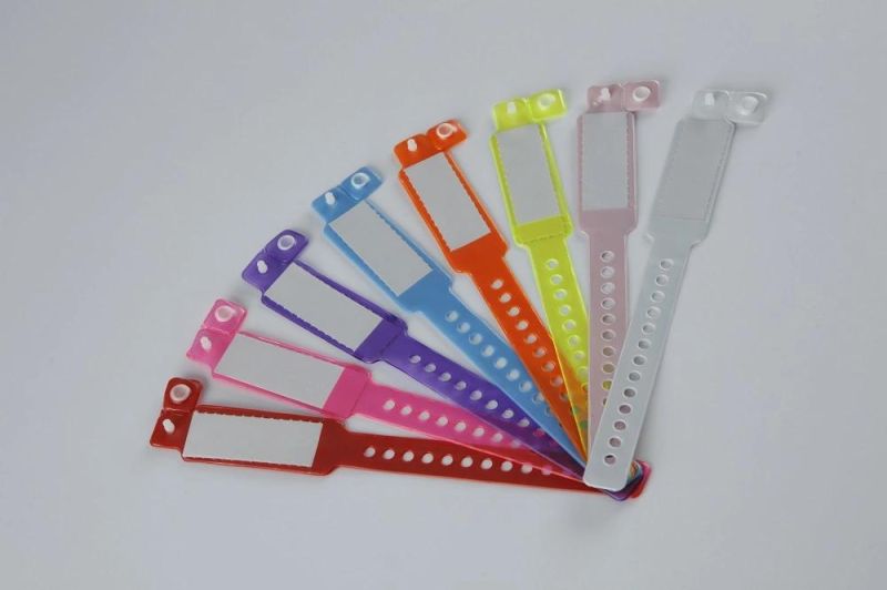 Medical Soft Disposable PVC Insert Card Baby Wristband