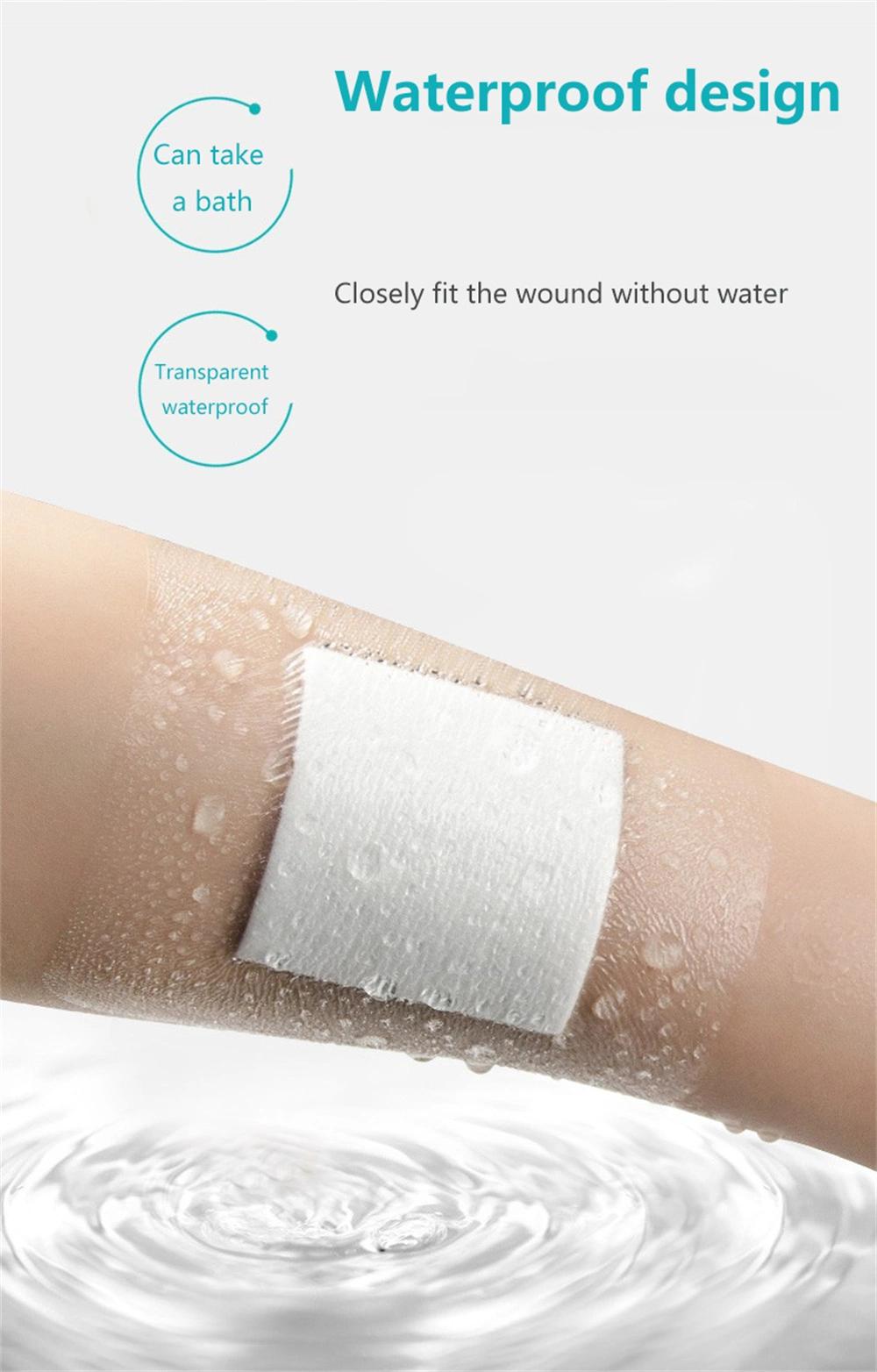 Waterproof Wound Soft PU Film Adhesive Dressing Silicone Foam Dressing with Border