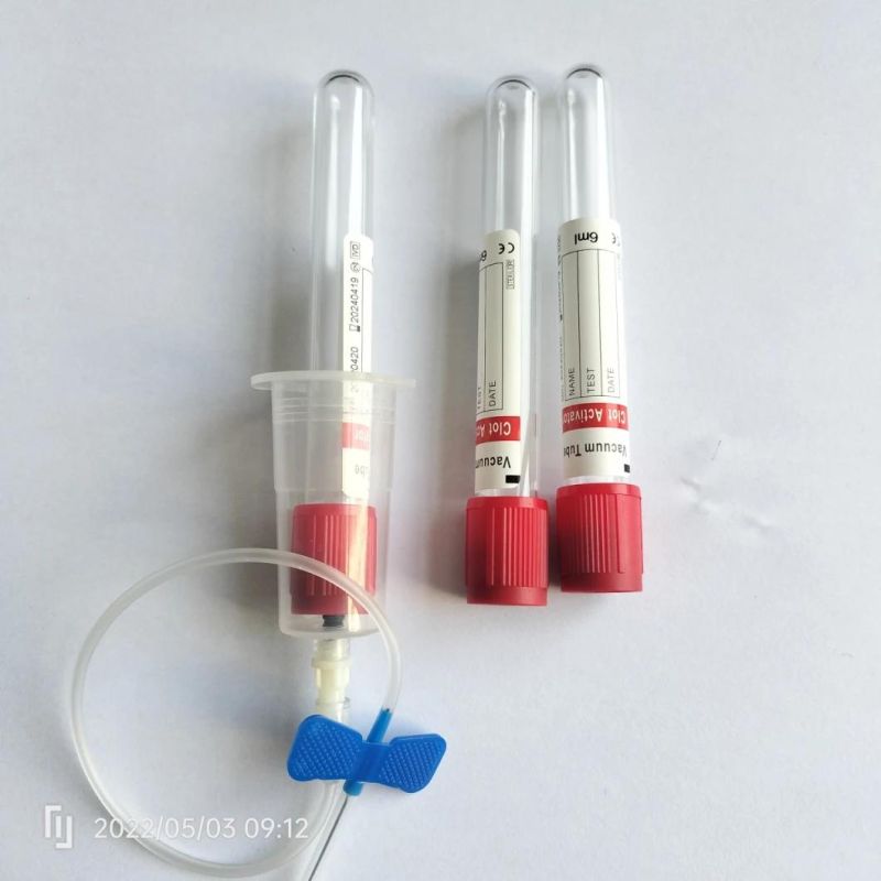 Blood Collection Tubes Clot Activator Tube (Clot Activator) Red Top