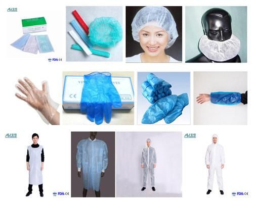 Free Samples Medical Wholesale Disposable Surgical Isolation CPE Gown with Thumb Loop