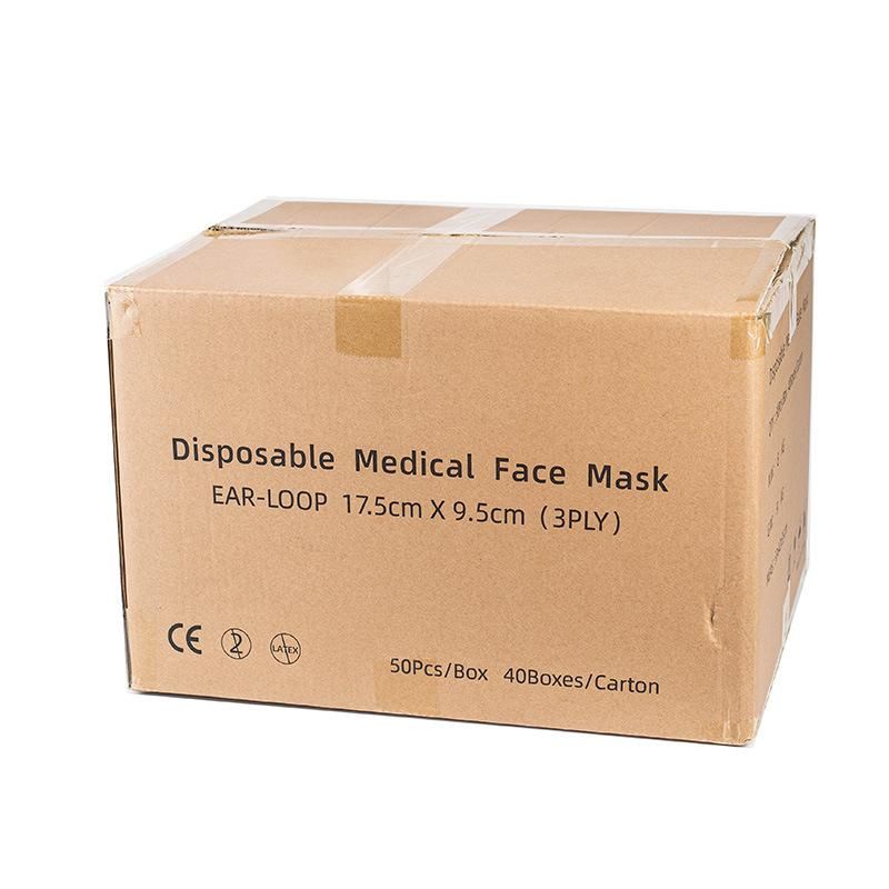 3-Ply Disposable Medical Face Mask Surgical Individual