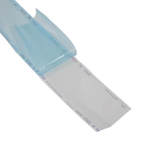 Eo or Steam Sterilization Roll Pouch Reel, Disposable Medical Flat Roll Pouch