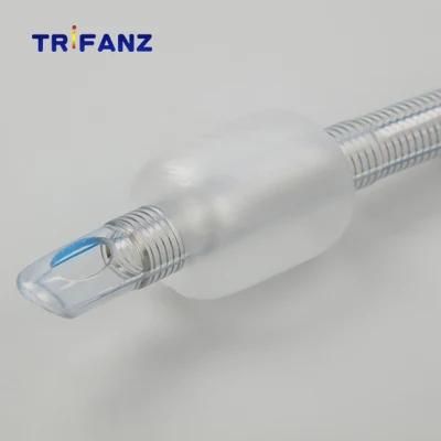 Medical Clear PVC Disposable Endotracheal Tube with Suction Lumen