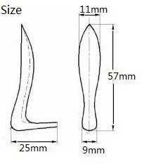 White Nasal Implant for Rhinoplasty