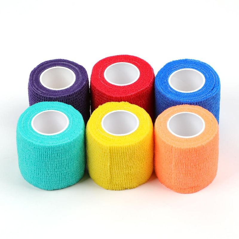 Elastic Cohesive Non-Slip Belt Tattoo Grip Cover Wrap Bandage