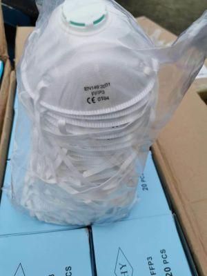 KN95 Mask Protective Mask FFP2 Ce with Valve Filter Mask