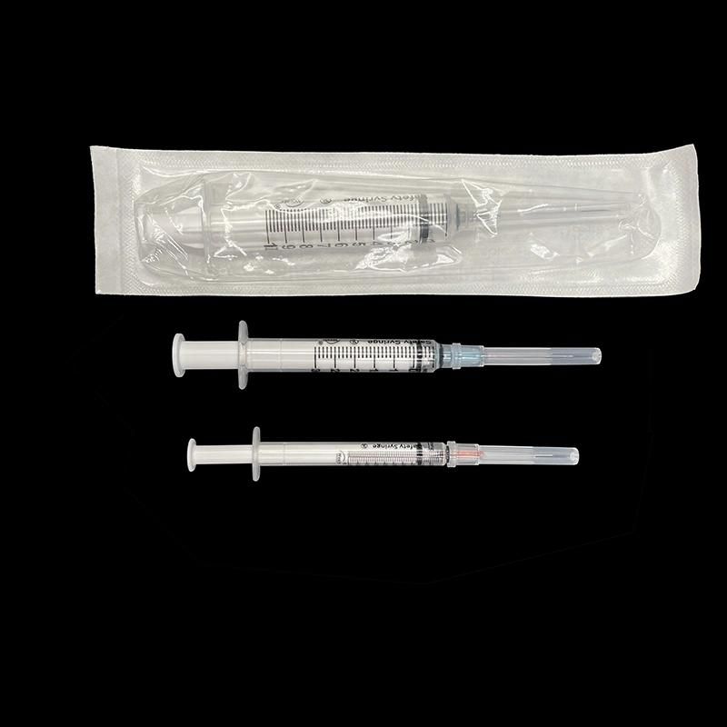 CE Approved Needle Auto-Retractable Safety Syringe