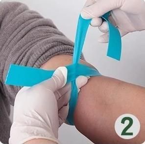 Disposable Medical High Elasticity Latex Free Hypoallergenic TPE Strapping Tourniquet