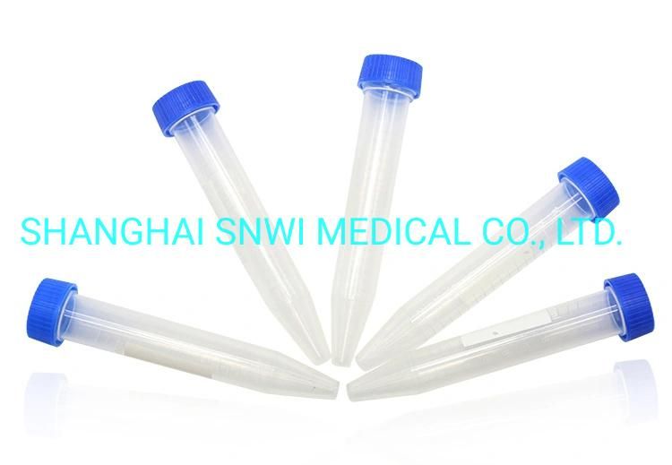 Medical Laboratory Disposable Short Cone 10ml Centrifuge Tube