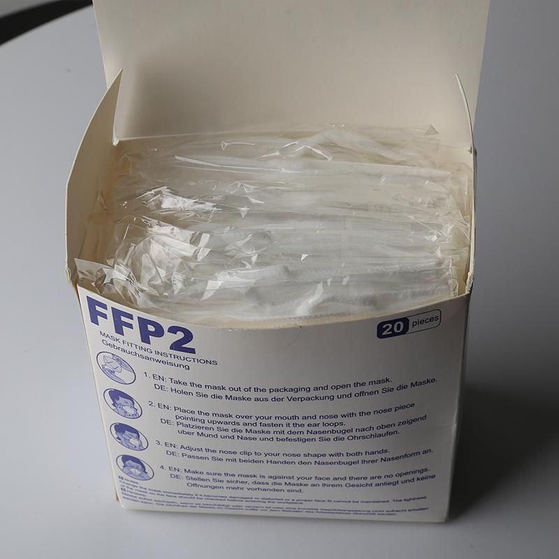 Ready to Ship PPE En149: 2001+A1: 2009 Standard 1463 FFP2 Mask with Folded Type Europe Certification