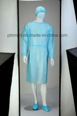 Disposable PP+PE Isolation Gown