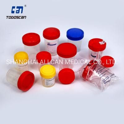 120 Ml Plastic Urine Container Specimen Containers with Screw Lid