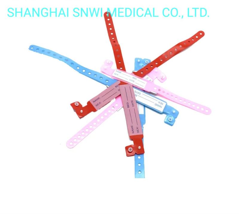 ID Wristband for Medical PVC Baby Child Identification Bracelet with Card Insert