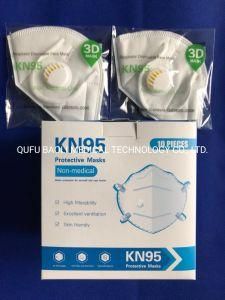 China Produce White Color KN95 FFP2 Mask Drawing Colorful Face Mask with Valve Civil KN95 Mask FFP2 Protection Mask