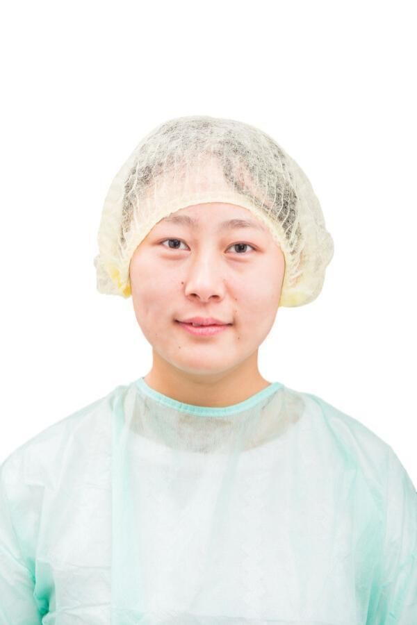 Health Care Sanitary Elastic Surgical Nurse Hair Net Disposable Bouffant Cap