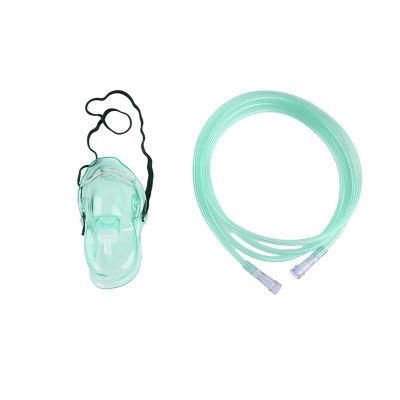 Medical Oxygen Mask with Tubing Disposable Oxygen Mask in Hospital