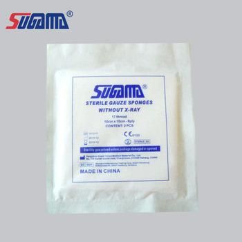 100% Cotton Medical Absorbent Sterile Gauze Swabs