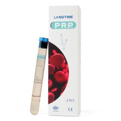 Longtime Centrifuge Laboratory Hair Prp Tube with Anticoagulant Sodium Citrate Nc