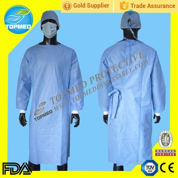 Other Medical Consumables Useful Cheap Price PP Nonwoven Isolation Gown