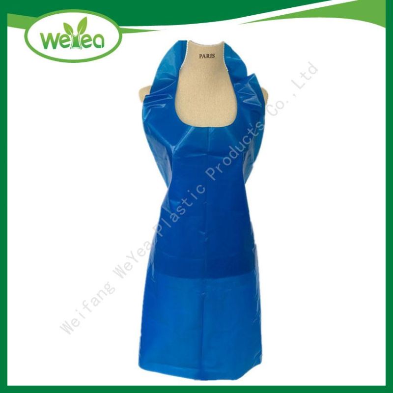 2018 Hot Selling Polythene Disposable PE Apron for Food Processing