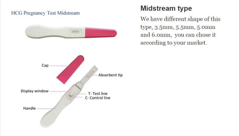 One Step Pregnancy Test Strip HCG Kit