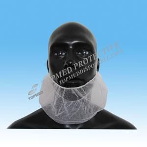 Food Industry Disposable Nylon Blue White Black Beard Cover